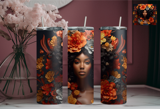 Black Women Art 20 oz Tumbler - 1