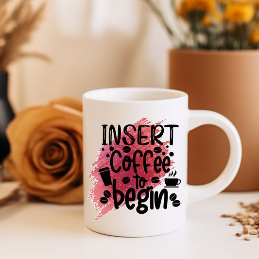 Coffee Designs - Insert coffee to begin