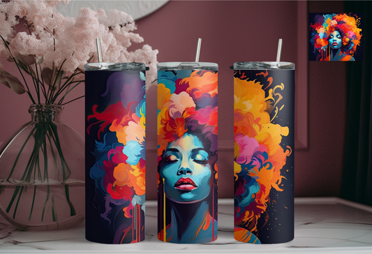 Black Women Art 20 oz Tumbler - 4