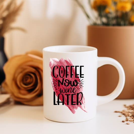 Coffee Design - Coffee Now Wine Later