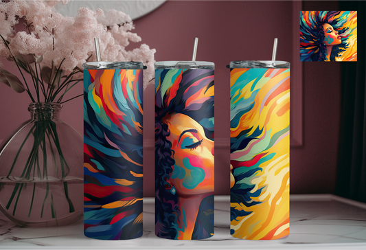 Black Women Art 20 oz Tumbler - 6