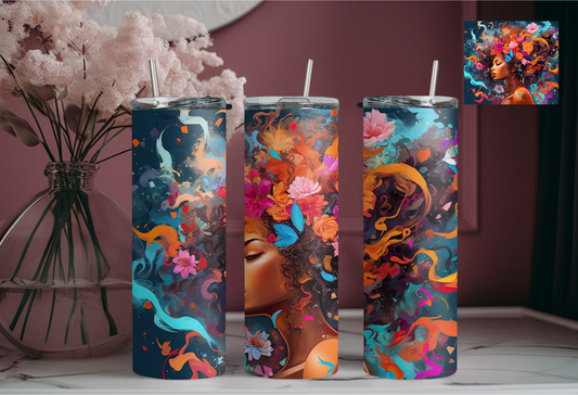 Black Women Art 20 oz Tumbler - 8